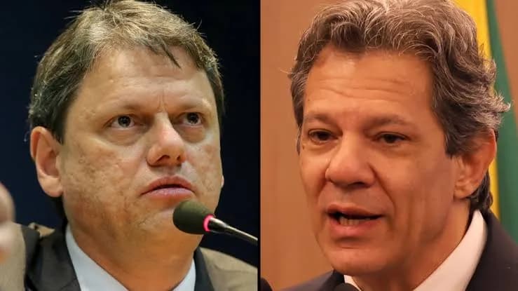 Pesquisa Quaest aponta Tarcísio com 44% e Haddad com 27% na disputa pelo governo paulista