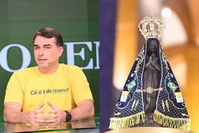 TSE manda apagar publicações com boato sobre Flávio Bolsonaro e Nossa Senhora Aparecida