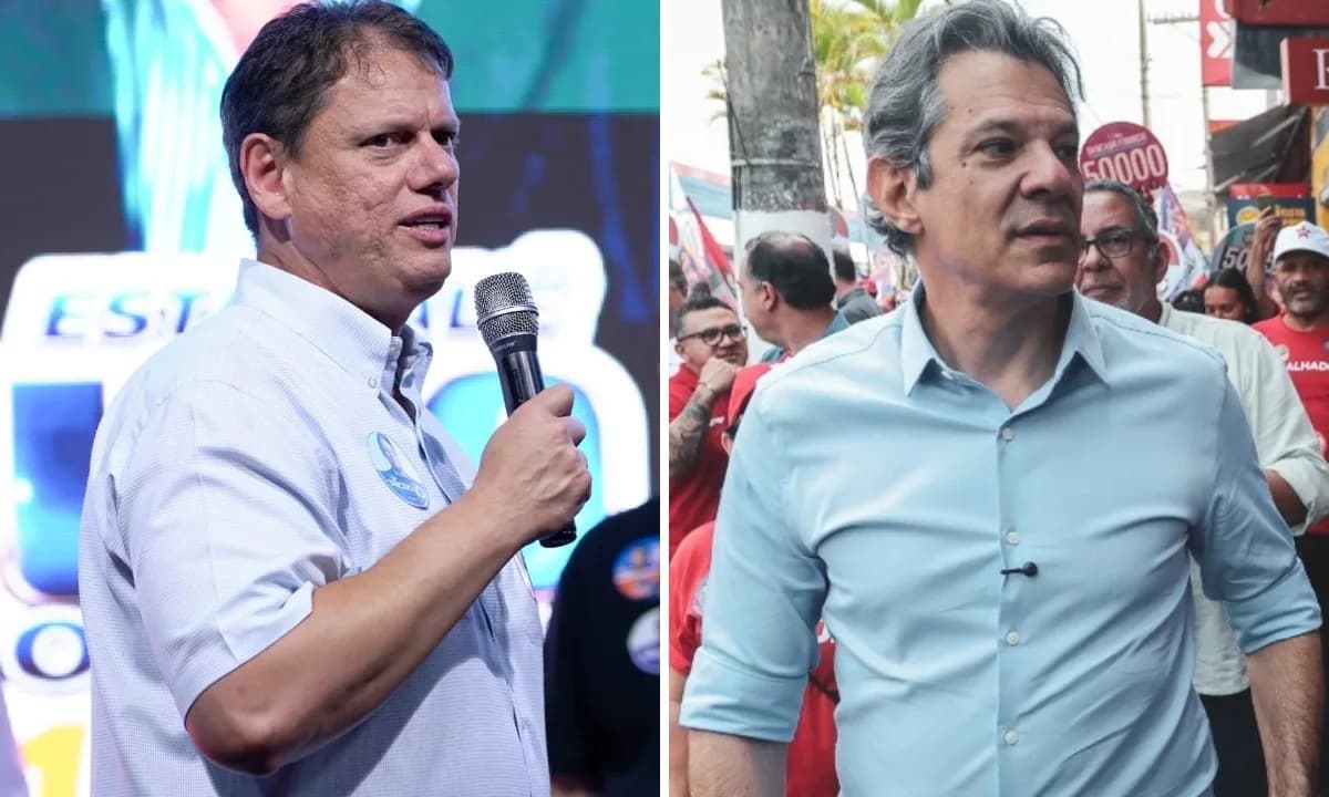 Tarcísio e Haddad percorrem o interior e trocam propostas sobre inovação, metrô e segurança