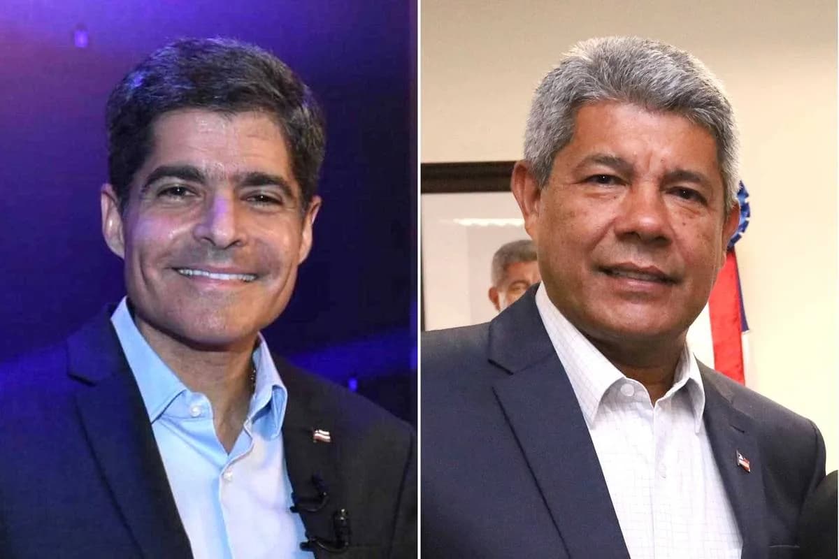 ACM Neto e Jerônimo Rodrigues empatam tecnicamente na Bahia, aponta Quaest
