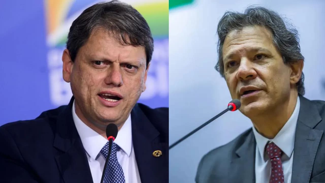 Quaest aponta Tarcísio de Freitas com 44% e Fernando Haddad com 27% em São Paulo